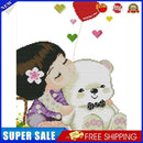 2 Strands DIY 30x36cm Embroidery Kits Cross Stitch Stamped Art Craft Home Decor