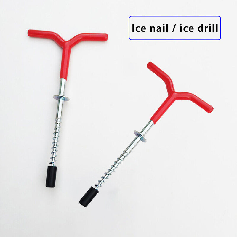Ice Fishing Tent Pegs Fixed Nail Winter Fishing Rod Holder Screw Nail (2)