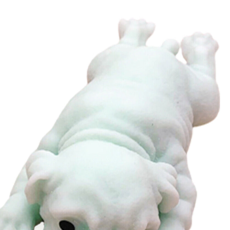 Simulation Soft Dogs Squeeze Ball Puzzle Anti Stress Artifact (White Dog) Newly