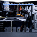 Desktop Graphics Card Brace Adjustable Aluminum Video Card Holder (Black) Newly