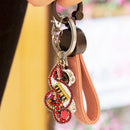 DIY Full Drills Diamond Paintng Special-shaped Girl Bags Musical Note Key Chains