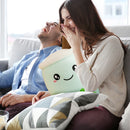 Child Bubble Tea Family Stuffed Plush Pillow Soft Cushion (Green Round) Newly
