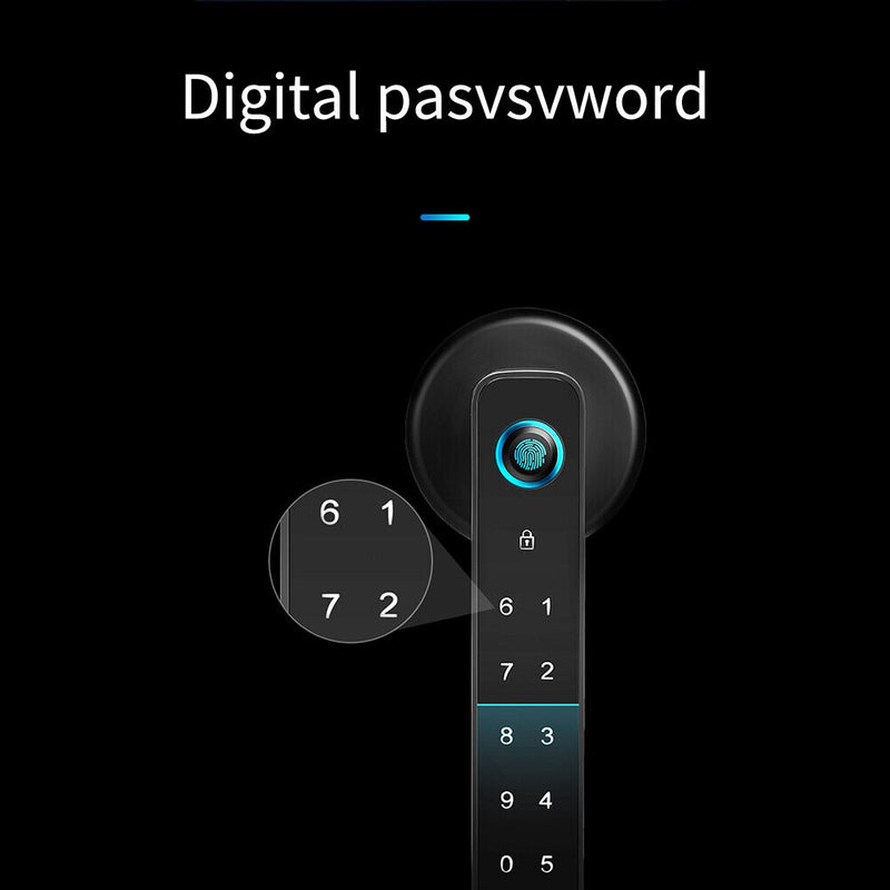 Biometric Fingerprint Password Lock Auto Security Smart Door Lock for Home Newly
