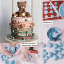 8 inch Round Silicone Cake Baking Mold Mousse Dessert Pudding Mould (Green)