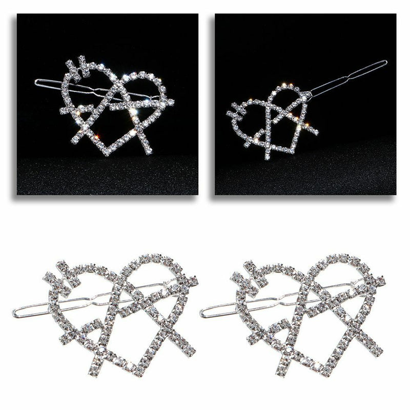 Diamond Women Girl Hair Clips Rhinestone Hairpins Barrette Shiny Headwear