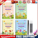 4 Books Calligraphy Handwriting Copybook Set Kids Writing English Lettering
