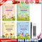 4 Books Calligraphy Handwriting Copybook Set Kids Writing English Lettering