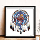 Dreamcatcher 5D DIY Mosaic Rhinestone Picture Full Round Drill Diamond Pain