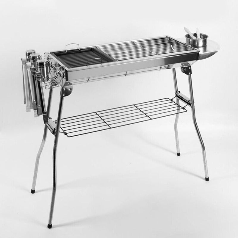 Kitchen Baking Plate Frying Pan Rectangle Non-stick Grill Cookware BBQ Tray