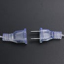 LED Light String Extension Power Cord for Home Christmas Garland Lamp (A)