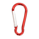 10pcs Backpack Carabiner Hiking Camping Spring Hang Clip Hook Buckle (Red) Newly
