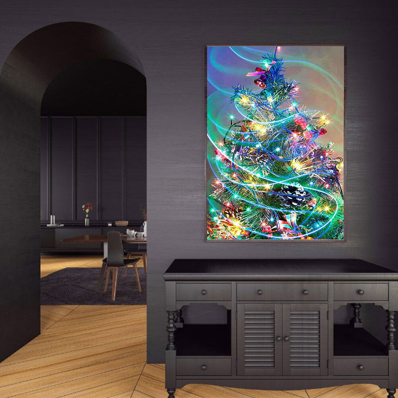 5D DIY Christmas Tree Diamond Painting Kits Full Square Drill Wall Decor Crafts