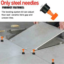 100 PCS Reusable Tile Leveling System Kit Floor Ceramic Adjustabl Alignment U1E9