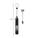 Automatic Milk Coffee Whisk Mixer Electric Egg Beater Kitchen Tool (Black) Newly