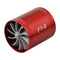 F1-Z Car Air Intake Turbine Refit Turbo Gas Fuel Saver Fan Turbo Supercharger