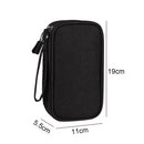 Portable Digital Organizer Charger Cable Wires Power Bank Zipper Storage Pouc