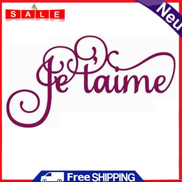French Alphabet Cutting Dies for DIY Scrapbooking Card Make Stencil Xmas Gifts
