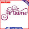 French Alphabet Cutting Dies for DIY Scrapbooking Card Make Stencil Xmas Gifts