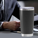 Thermal Car Mug Cup Stainless Coffee Vacuum Insulated Water Bottle (Black) Newly