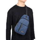 Business Casual Oxford Shoulder Pack Pocket Bag Sling Backpack Chest Bag
