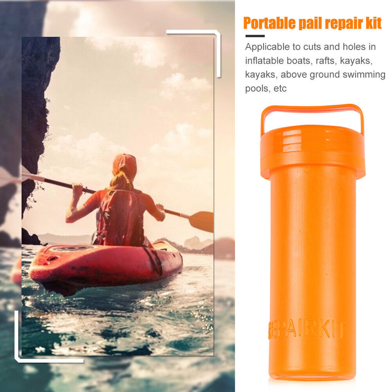 Canoe Boat Patch Glue Raft Swimming Pools Water Sports Puncture Repair Kit