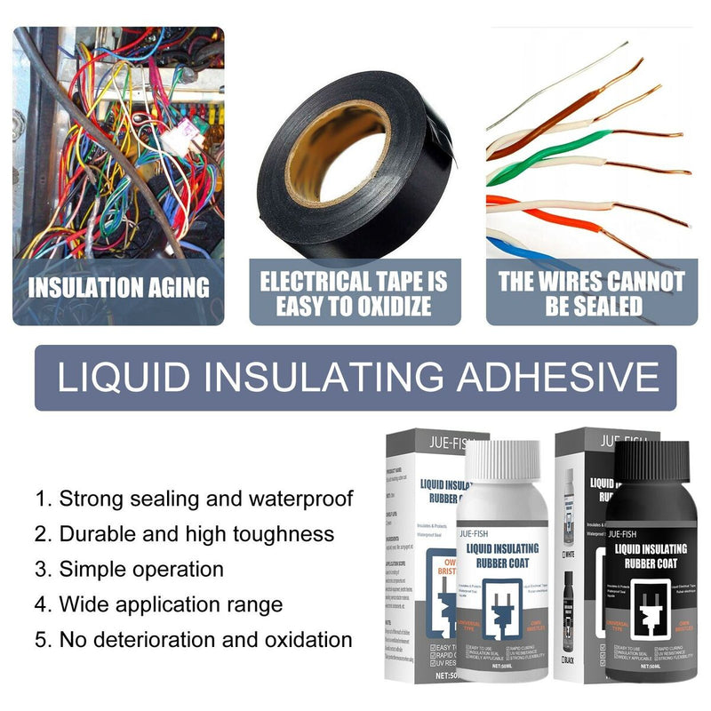 Waterproof Safe Insulation Tape Sealant Tape Fix Dry Glue Insulating Glue