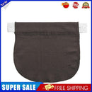 Maternity Pregnancy Adjustable Elastic Belt Pants Extend Button (Dark Grey)