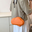 Fashion Cloud Crossbody Bag Women Leather Candy Solid Color Chain Shoulder Purse