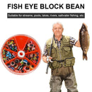 135x 4/5/6/8mm Fish Eye Fishing Beads Colorful Carolina Rigs Fishing Tackle