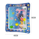 Inflatable Baby Pat Mat Early Education Water Play Mat (Square Mermaid) Newly