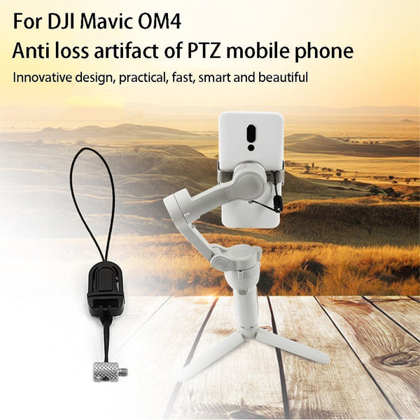 Expansion Accessories Black Camera Strap Lanyard For DJI OM4 SE/OM 5 Hand Strap