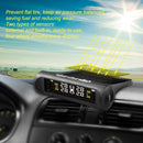 Solar Car TPMS LCD Auto Tire Tyre Pressure Monitoring System w/4 External Sensor