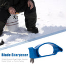 Portable Plastic Diamond Auger Blade Sharpener Winter Ice Fishing Accessories