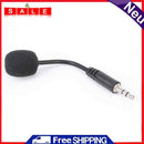 Mobile Phone Mini 3.5mm Flexible Interface Microphone Stereo Mic for PC Laptop