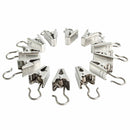 10PC Heavy Duty Curtain Clips Window Shower Curtain s Clip Hook Ring Metal N9U4