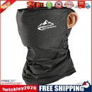 Summer Ice Silk Bicycle Bandana Cycling Sunscreen Face Scarf (Dark Grey)