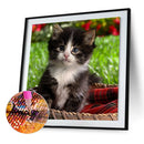 5D DIY Full Drill Diamond Painting Lovely Cat Cross Stitch Needlework Set Decor