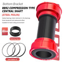 MTB Bike Bottom Bracket BB86 BB92 Aluminum Press Fit BB Bottom Axis (Red) Newly