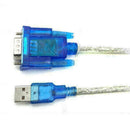 USB to RS232 Serial Port DB9 9 Pin Male COM Port Converter J6H8 Adapter U5X1
