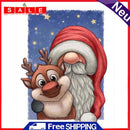 Full Cross Stitch 11CT Gnome Deer Stamped Embroidery DIY Needlework Kits Crafts