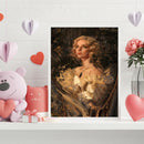Oil Paint By Numbers Picture DIY Drawing Painting Beauty Lady Drawing Canvas