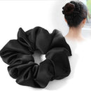 Ladies Scrunchies Satin Cloth Hair Rings Rope Pure Color Hairband Accessories