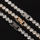Chain Shiny Dazzling Luxury Cuban Chain Elegant Zircon Necklace Crystal