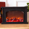 LED Fireplace Lantern Lamps Living Room Flame Christmas Night Light (A) Newly