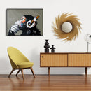 Painting By Numbers Kit DIY Music Monkey Canvas Oil Art Picture Home Decor