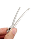 10pcs Hair Clips Hair Stainless Steel Hairdressing Sectioning Clips Clamp Newly