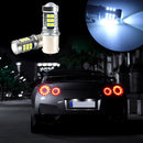 1 Pair S25 1156 BA15S 3030 27SMD LED Car Bulbs for Reverse Turn Signal Light