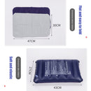Foldable Sleep Inflatable Air Pillow Soft Travel Head Rest Support Accessories