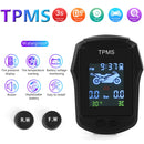 Waterproof Motorcycle TPMS Tire Pressure Monitoring System with External Sensors