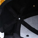 Men Women Unisex Adjustable Baseball Cap Golf Hat Hip Hop Flat Hat Black